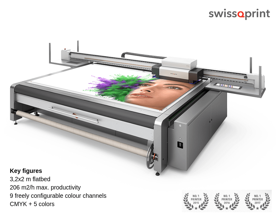 swissQprint Nyala 3 UV LED Flatbed Printer Mulia Mandiri Supply