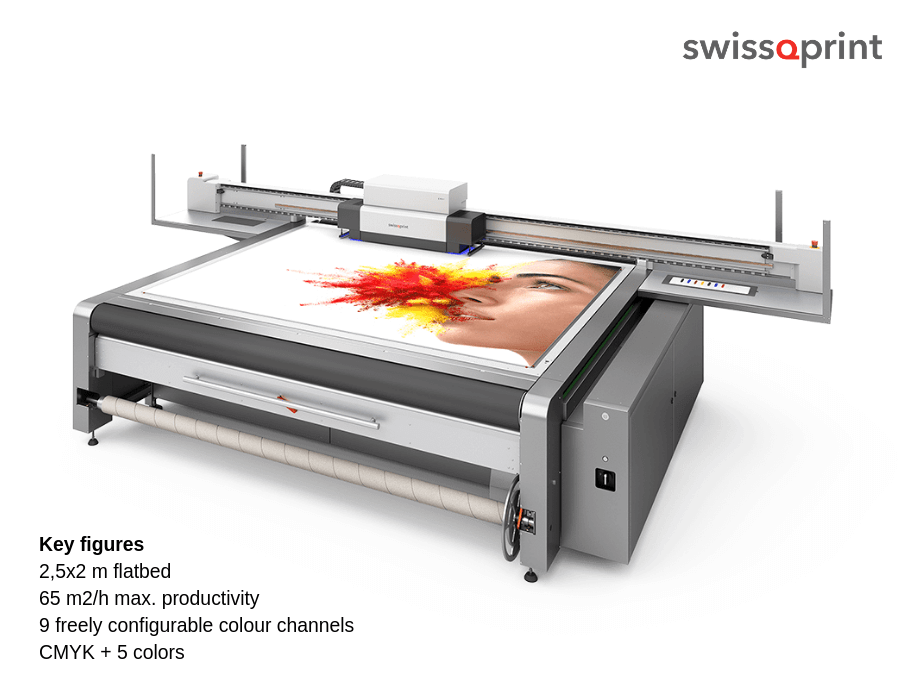 swissQprint Oryx 3 UV LED Flatbed Printer Mulia Mandiri Supply